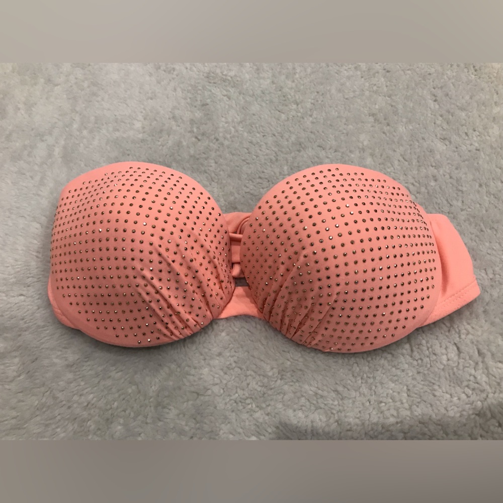 XHILARATION Pink Bikini Top size Small